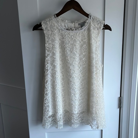 H&M Vintage-Style Lace Sleeveless Top Size L - Picture 1 of 5